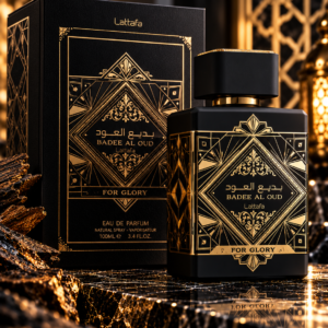 badee al oud em preto e dourado