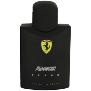 ferrari black scuderia